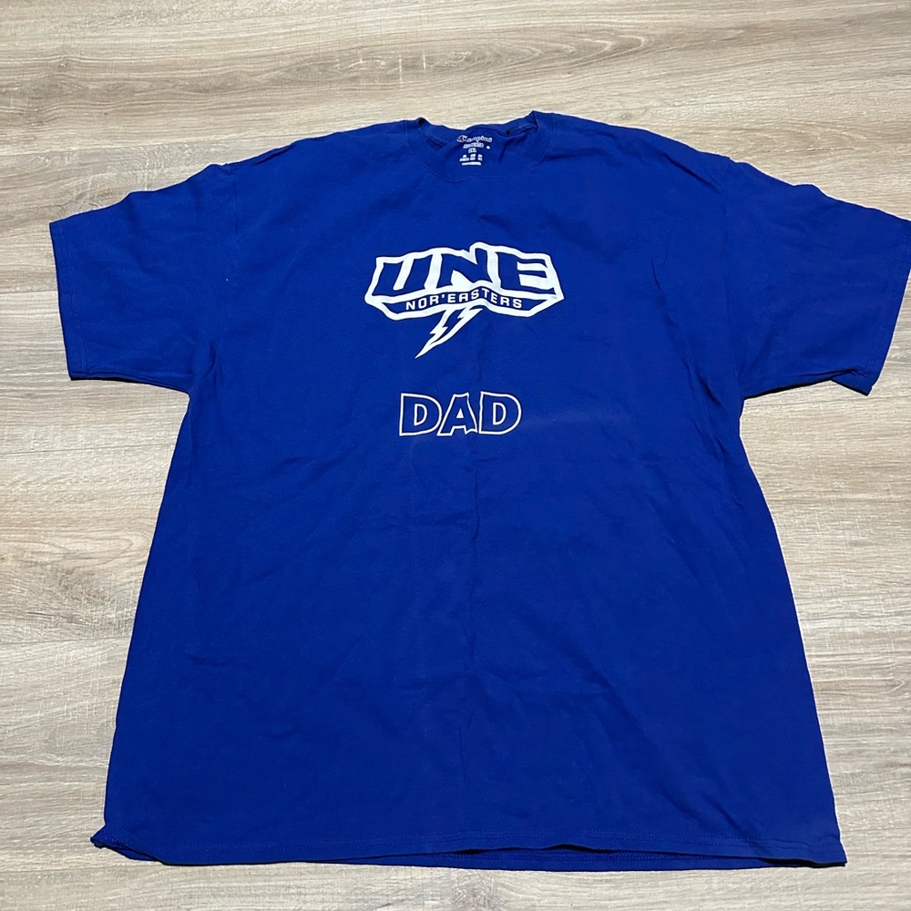 Champion UNE Blue Dad T-Shirt - Short Sleeve 2XL